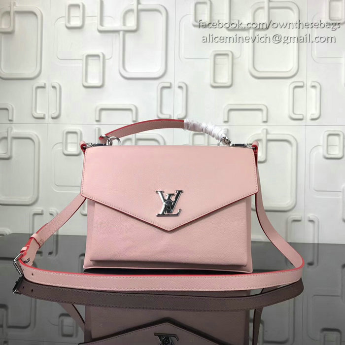 Louis Vuitton Soft Calfskin My Lockme Rose Kyoto M54878