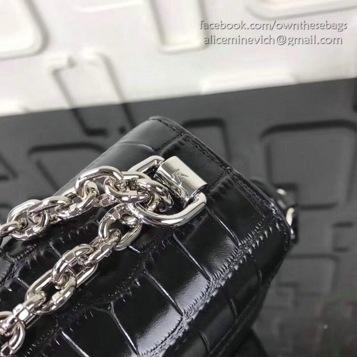 Louis Vuitton Croco Twist PM Black M50532