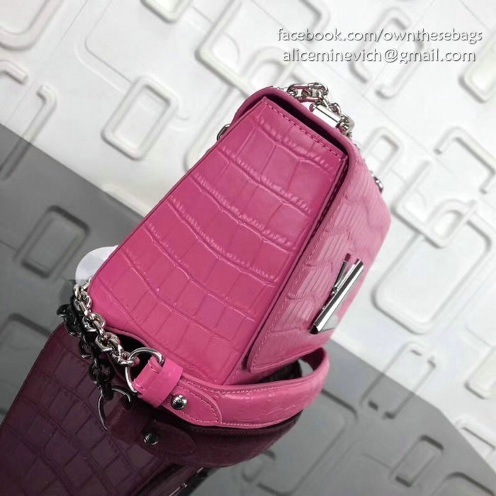 Louis Vuitton Croco Twist PM Rose M50532