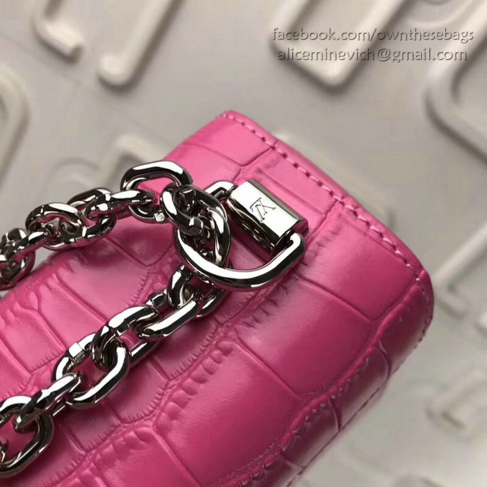 Louis Vuitton Croco Twist PM Rose M50532