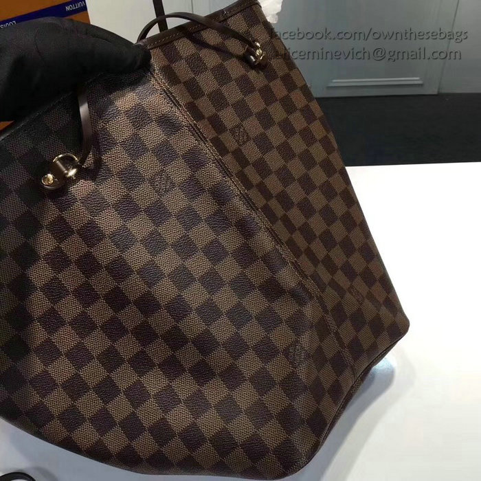 Louis Vuitton Damier Ebene Canvas Neverfull GM N40990