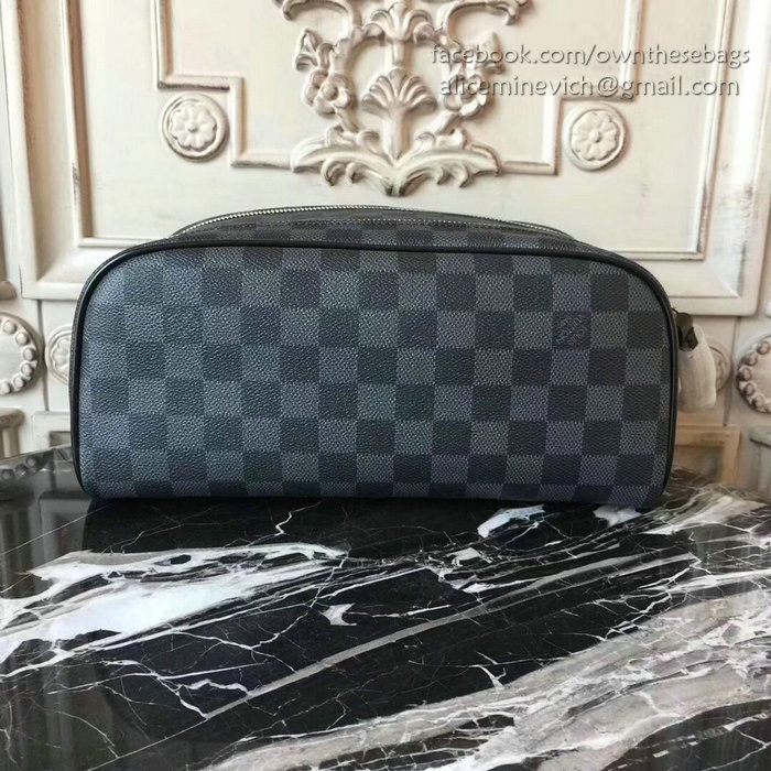 Louis Vuitton Damier Graphite Canvas King Size Toiletry Bag N47526