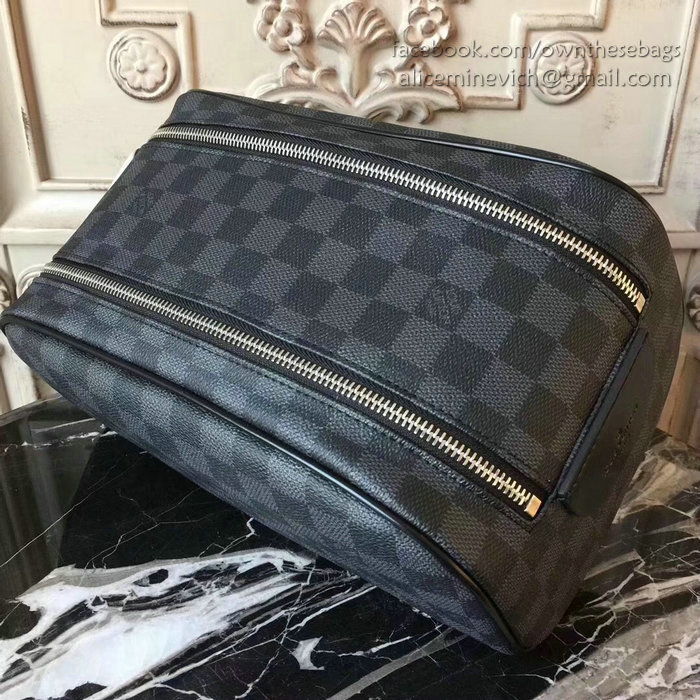 Louis Vuitton Damier Graphite Canvas King Size Toiletry Bag N47526