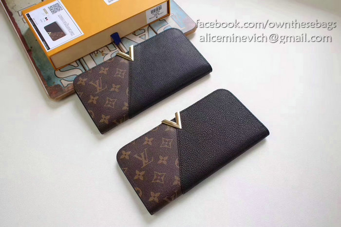 Louis Vuitton Monogram Canvas Kimono Wallet Noir M56175