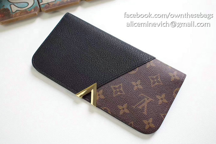 Louis Vuitton Monogram Canvas Kimono Wallet Noir M56175