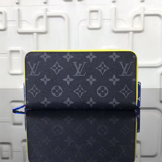 Louis Vuitton Monogram Canvas Ribbon Wallet Black M60019