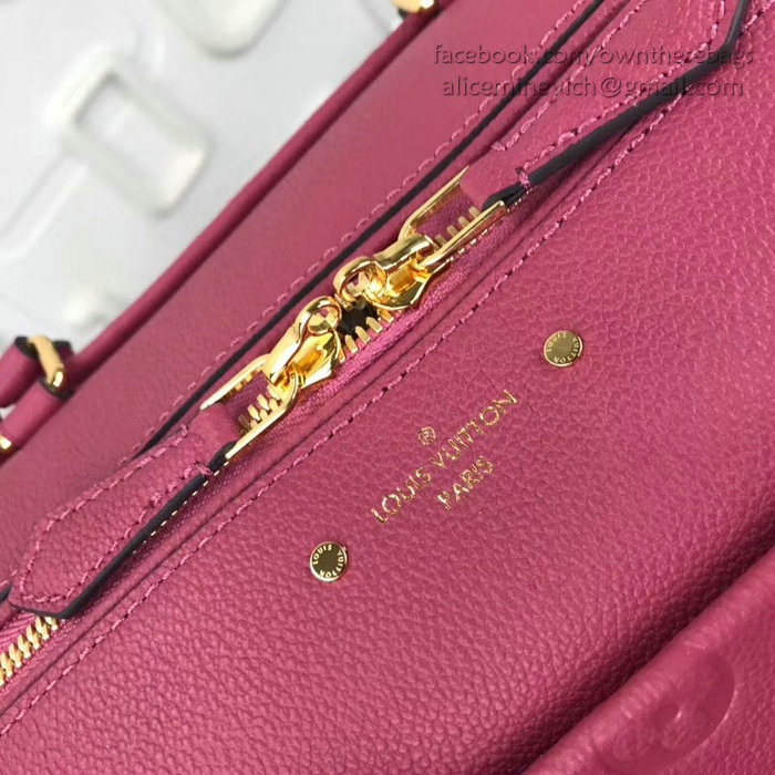 Louis Vuitton Monogram Empreinte Speedy Bandoulier Rose Bruyere M43736