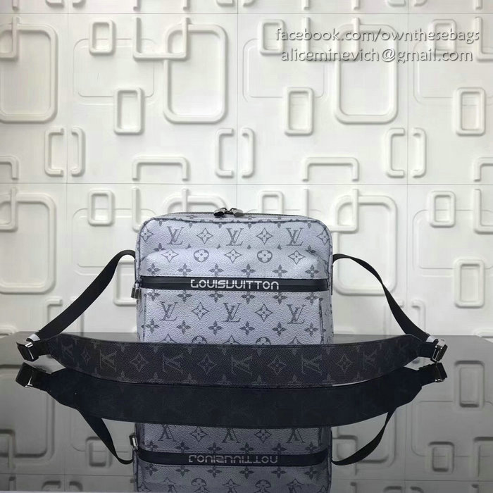 Louis Vuitton Monogram Reflect Canvas Messenger Bag Silver M42631