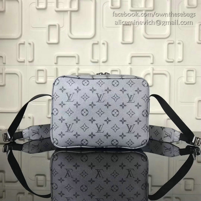 Louis Vuitton Monogram Reflect Canvas Messenger Bag Silver M42631