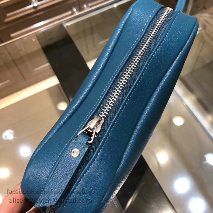 Saint Laurent Lou Camera Bag Blue 468537