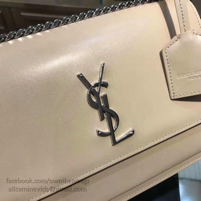 Saint Laurent Medium Sunset Monogram Bag Beige 442906