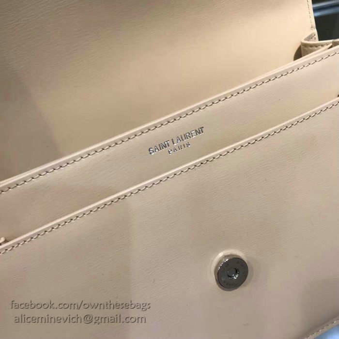 Saint Laurent Medium Sunset Monogram Bag Beige 442906