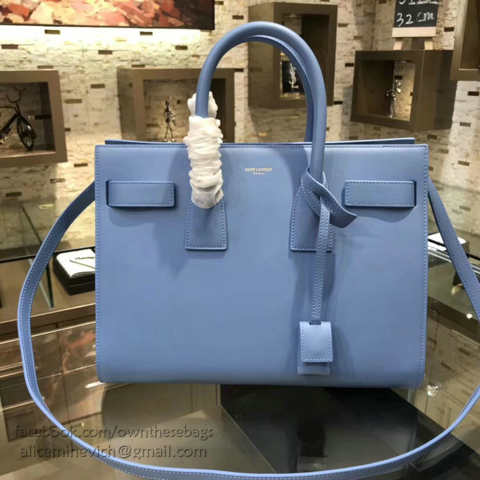 Saint Laurent Sac De Jour Souple Bag Blue 324823