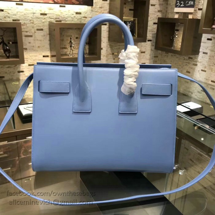 Saint Laurent Sac De Jour Souple Bag Blue 324823