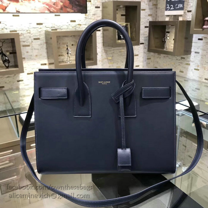 Saint Laurent Sac De Jour Souple Bag Dark Blue 324823