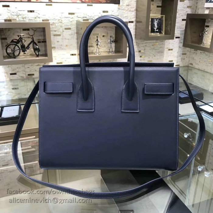 Saint Laurent Sac De Jour Souple Bag Dark Blue 324823