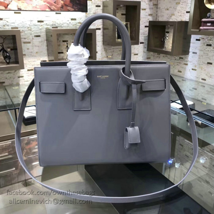 Saint Laurent Sac De Jour Souple Bag Grey 324823