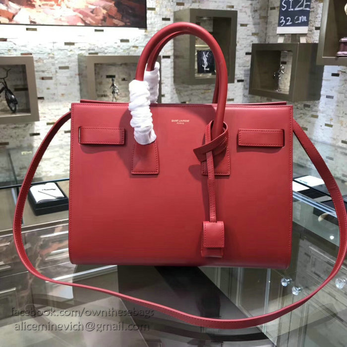 Saint Laurent Sac De Jour Souple Bag Red 324823