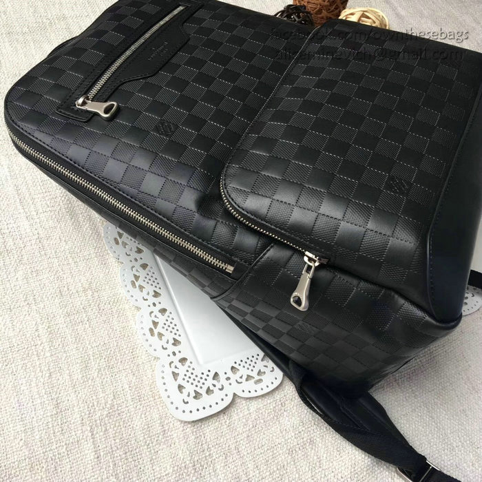 Louis Vuitton Damier Infini Leather Avenue Backpack Onyx N41043