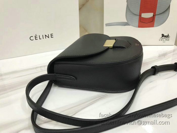 Celine Small Trotteur Bag in Grained Calfskin Black CL30038