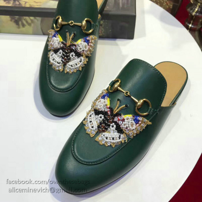 Gucci Princetown Leather Slipper 401181