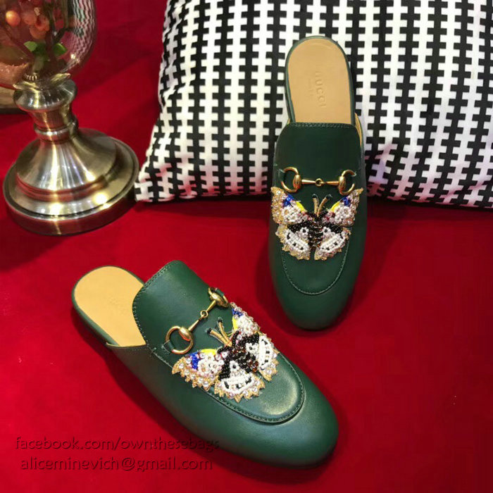 Gucci Princetown Leather Slipper 401181