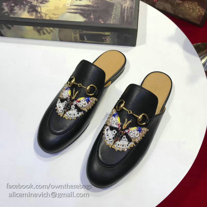 Gucci Princetown Leather Slipper 401181