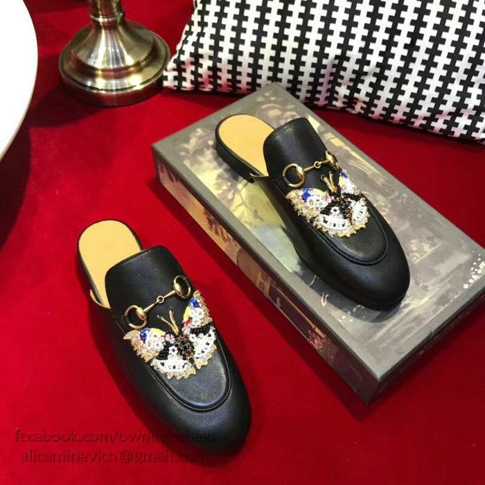 Gucci Princetown Leather Slipper 401181