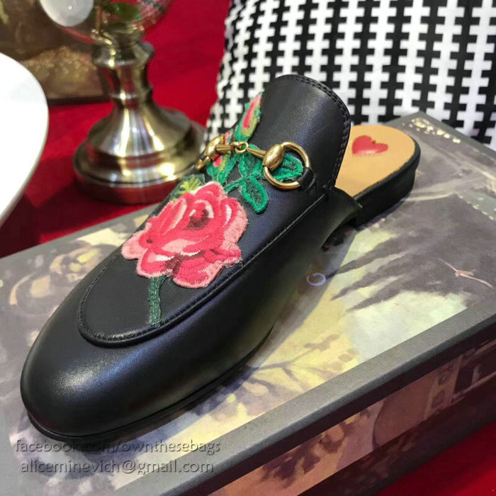 Gucci Princetown Leather Slipper 401182