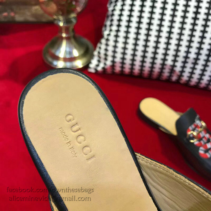 Gucci Princetown Leather Slipper 401182