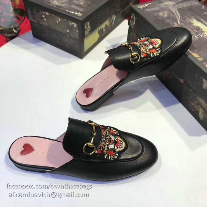 Gucci Princetown Leather Slipper 401183