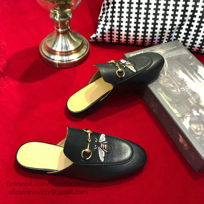 Gucci Princetown Leather Slipper 401185