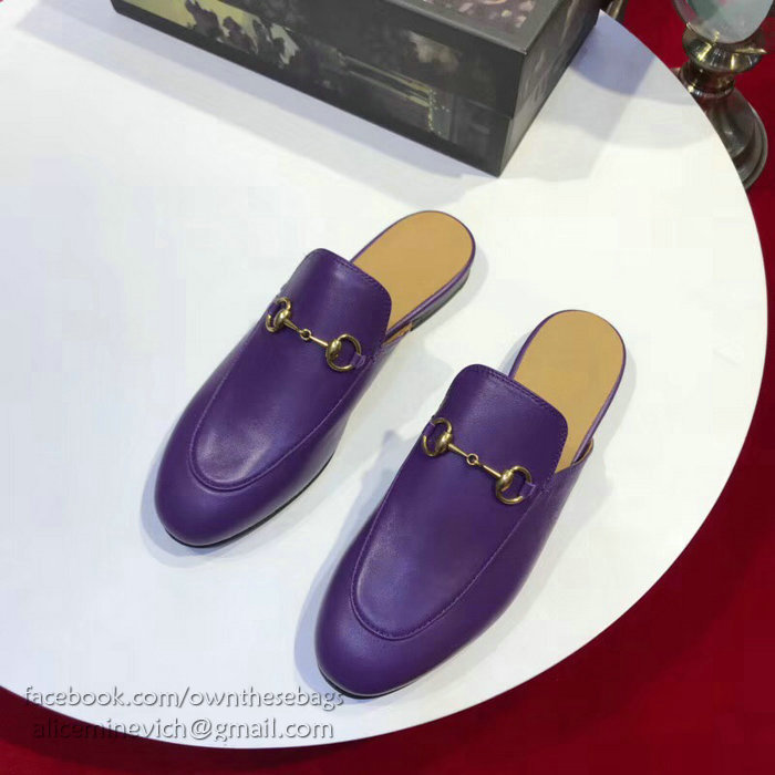 Gucci Princetown Leather Slipper 401187