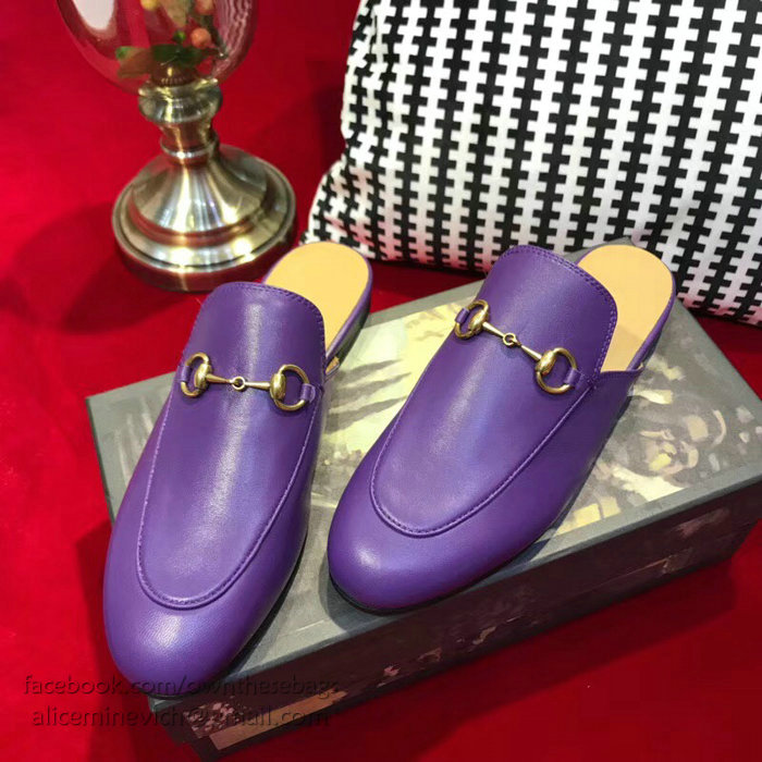 Gucci Princetown Leather Slipper 401187