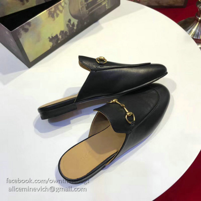 Gucci Princetown Leather Slipper 401188