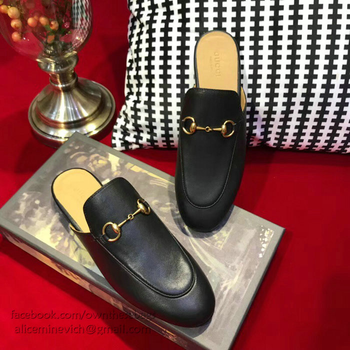 Gucci Princetown Leather Slipper 401188