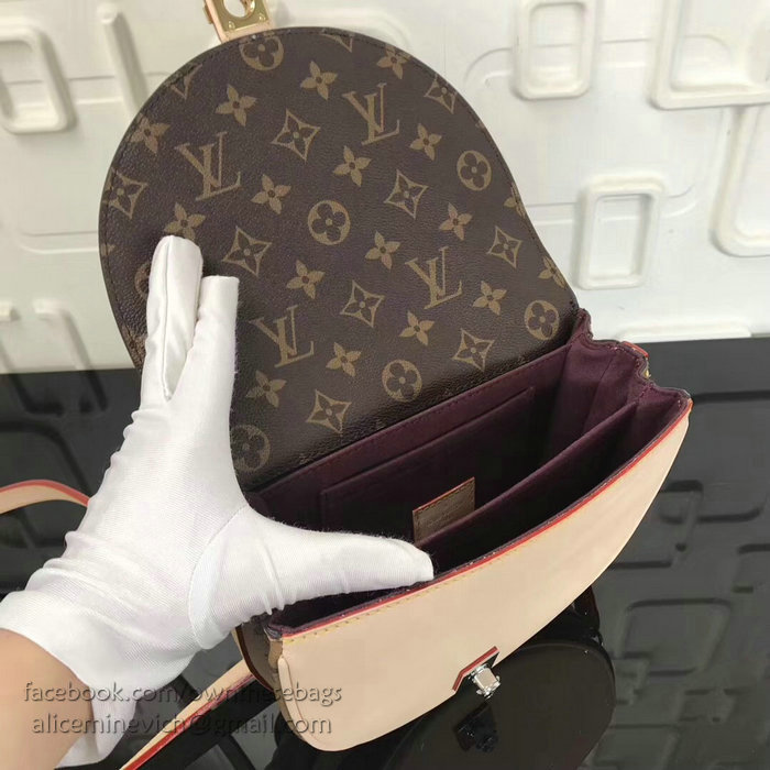 Louis Vuitton Monogram Canvas Chantilly Lock Beige M43590