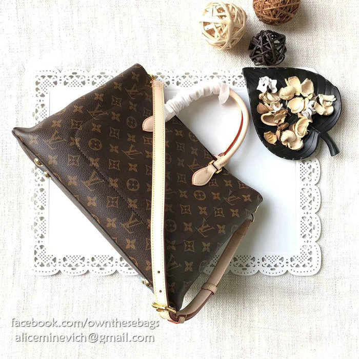 Louis Vuitton Monogram Canvas Flower Tote Beige M43550