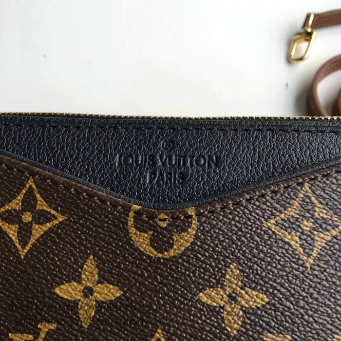 Louis Vuitton Monogram Canvas Pallas Clutch Noir M41638