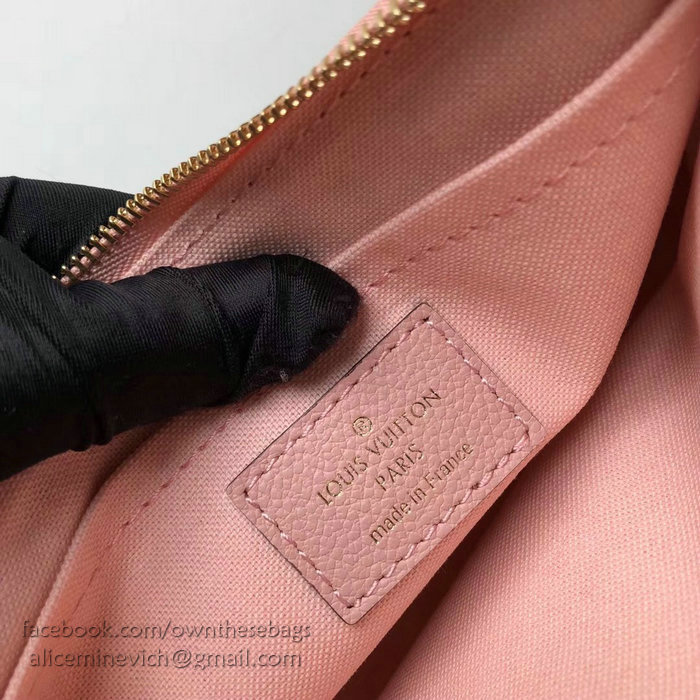 Louis Vuitton Monogram Canvas Pallas Clutch Pink M41638