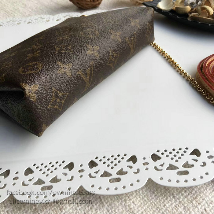 Louis Vuitton Monogram Canvas Pallas Clutch Red M41638