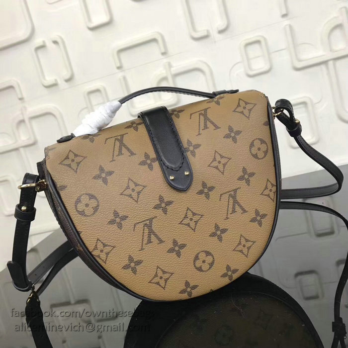 Louis Vuitton Monogram Reverse Canvas Chantilly Lock Noir M43645