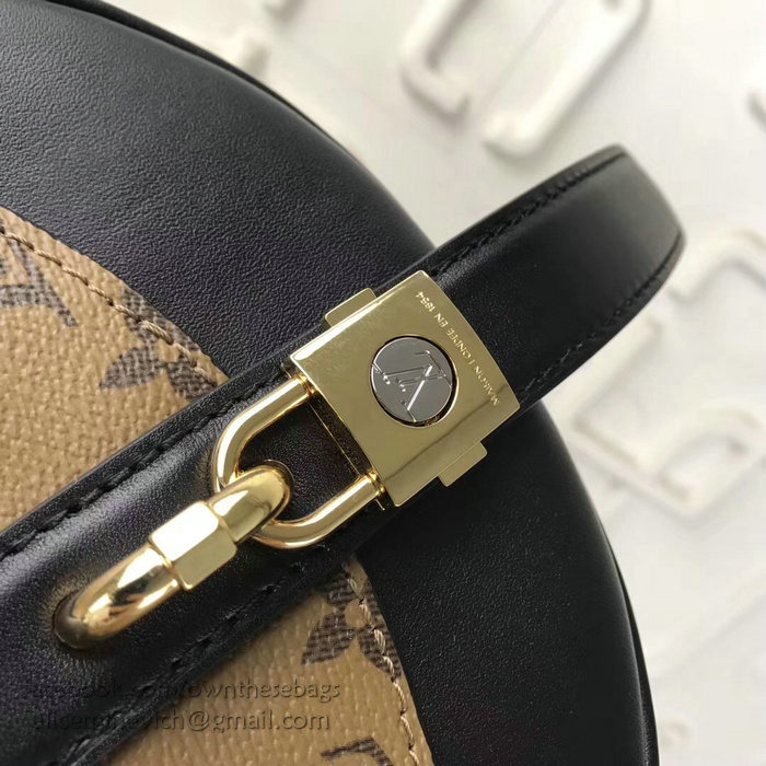 Louis Vuitton Monogram Reverse Canvas Chantilly Lock Noir M43645