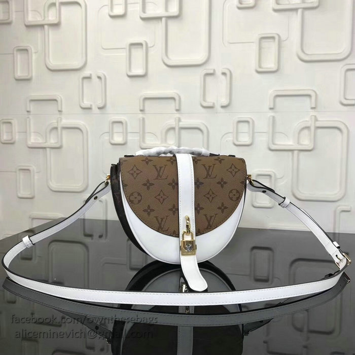 Louis Vuitton Monogram Reverse Canvas Chantilly Lock White M43645