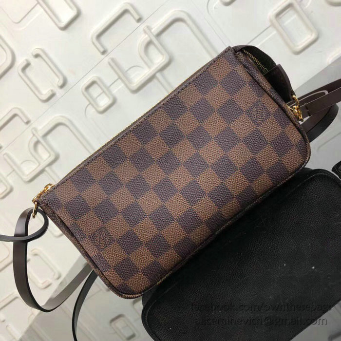 Louis Vuitton Damier Ebene Canvas Pochette Accessoires Pouch N51985