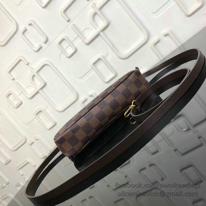 Louis Vuitton Damier Ebene Canvas Pochette Accessoires Pouch N51985