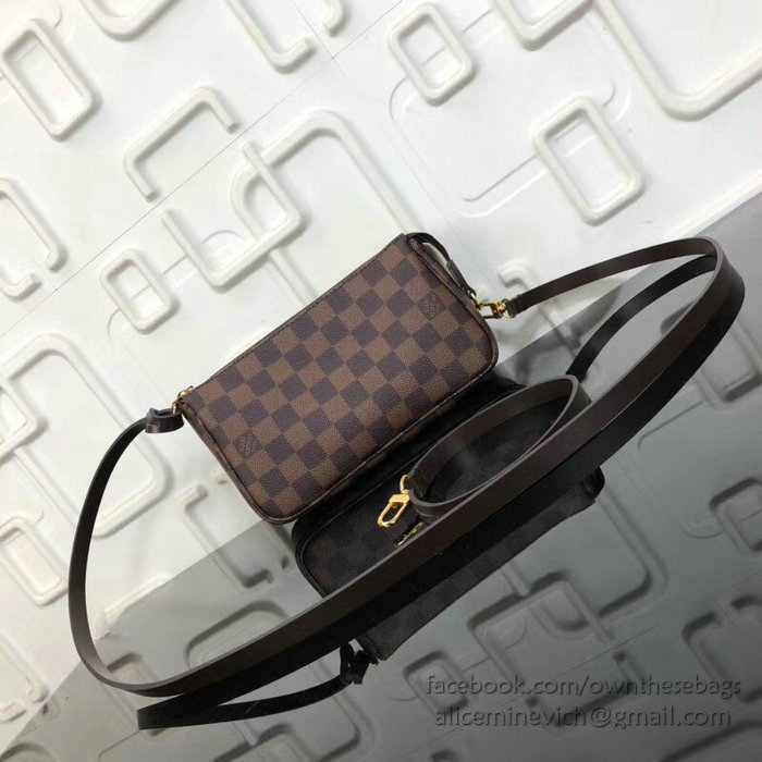 Louis Vuitton Damier Ebene Canvas Pochette Accessoires Pouch N51985