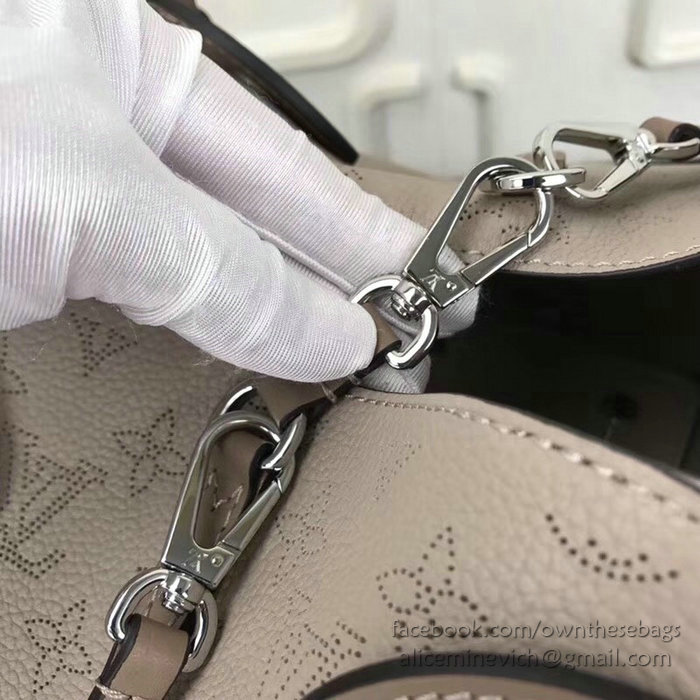 Louis Vuitton Mahina Leather Hina PM Grey M54353