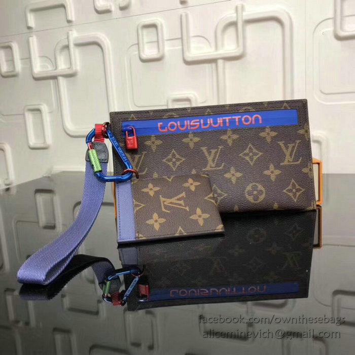 Louis Vuitton Monogram Canvas Ribbon Pouches M63045