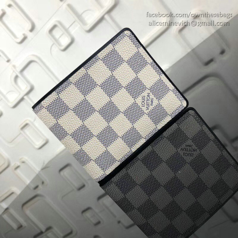 Louis Vuitton Damier Coastline Multiple Wallet N60121